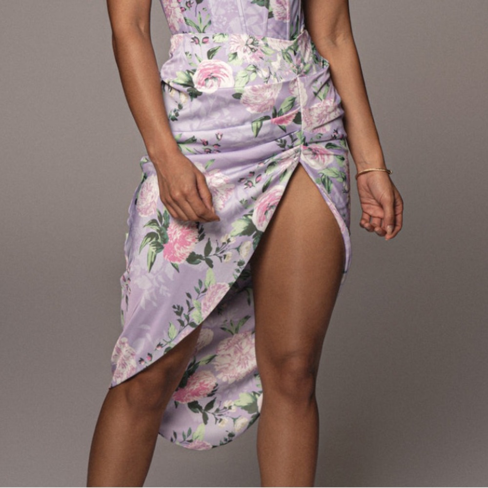 JLUXLABEL emielle lilac skirt